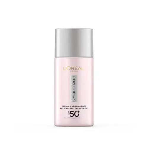 لوريال باريس جلايكوليك برايت سائل يومي ضد البقع الداكنة (+SPF50) - 50 مل