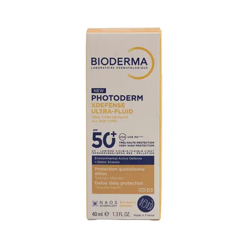 بيوديرما فوتوديرم إكس ديفينس واقي شمس سائل +SPF50 تينت بدرجة 03 - 40 مل