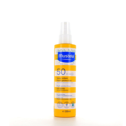موستيلا بخاخ الشمس عالي الحماية SPF 50 مع الأفوكادو العضوي - 200 مل