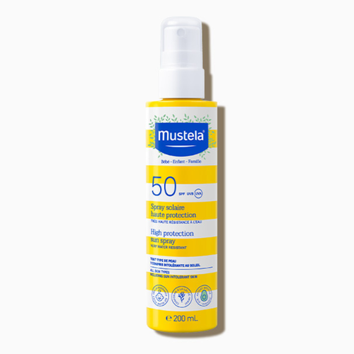 موستيلا بخاخ الشمس عالي الحماية SPF 50 مع الأفوكادو العضوي - 200 مل