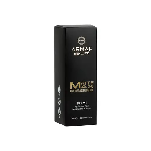 ارماف بيوتي كريم أساس سائل مات ماكس تغطية عالية مع واقي شمس (SPF20 ) – 30 مل