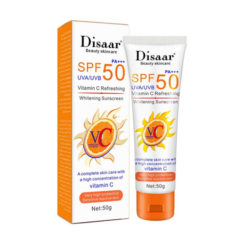 ديسار كريم واقي شمس (SPF 50) مع فيتامين سي  - 50 جرام