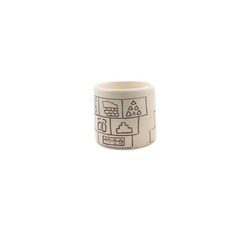 كوب العمارة السعودية طين ابيض 1