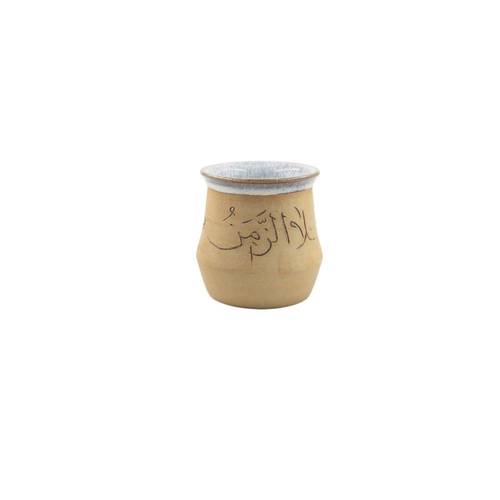 كوب شعر  طين بيج  1
