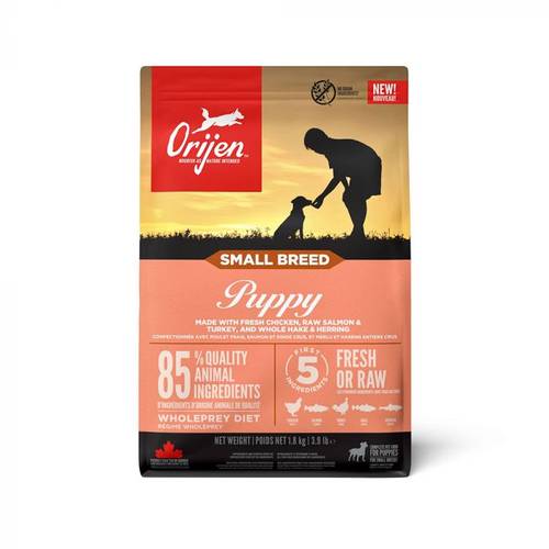 Orijen Dry Food Chicken, Turkey & Fish for S Breed Puppies