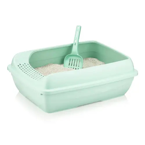 Fly Go Cat Litter Box, Light Green