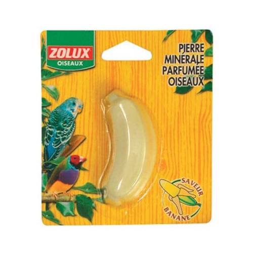 Zolux Mineral-Rich Bird Stone with Banana Flavor