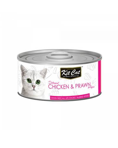 Chicken and shrimp wet cat food - Kit Kat 80g