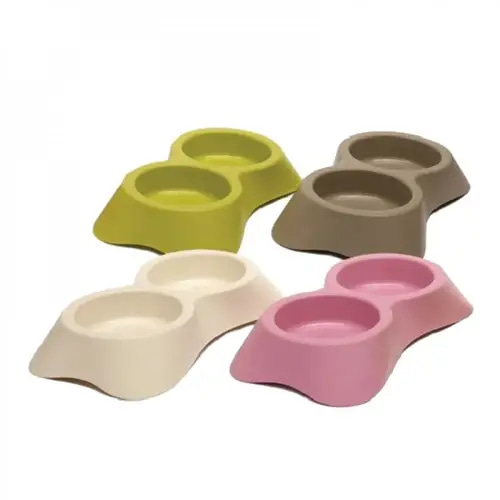 MBS Double Plastic Dish 0.6L Multi-Color
