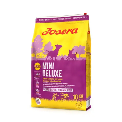 Lamb-flavored dry food for adult dogs - Josera Mini Deluxe