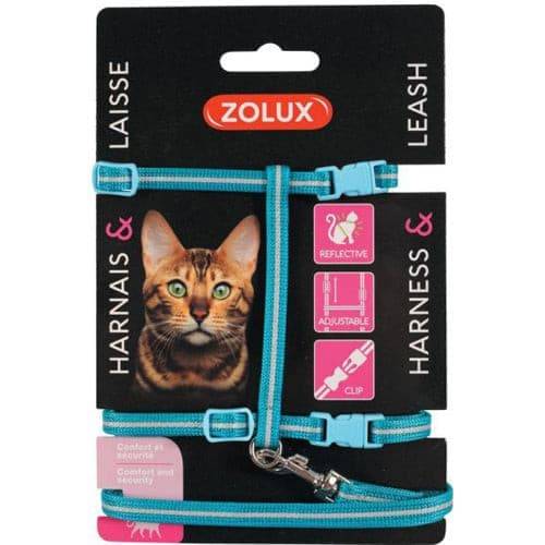 Zolux cat bra with corset, blue