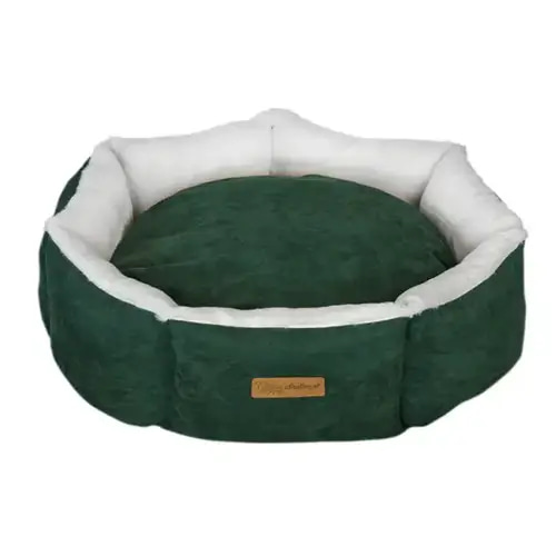 Villain Go Cupcake Round Bed for Cats and Dogs, Green