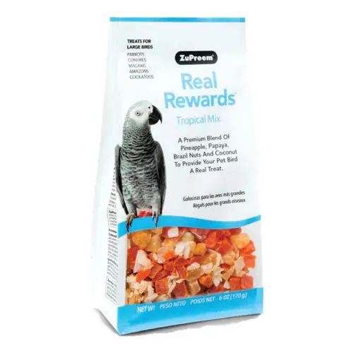 ZuPreem Real Rewards Tropical Mix Large Bird Treats, 170g