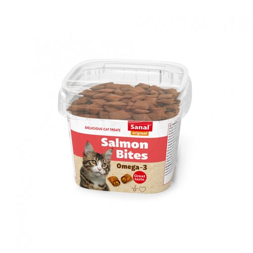 Sanal Salmon Bites treats Cup 75g