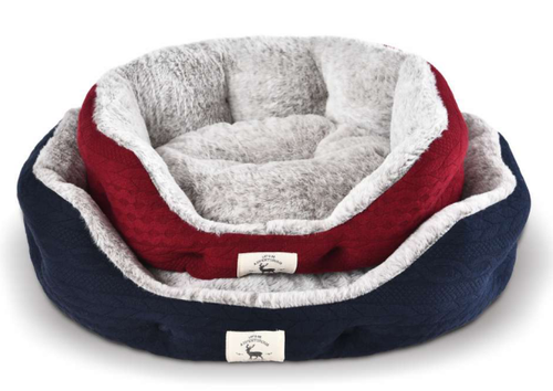 Fly Goo Bed for Cats and Small Dogs, Red