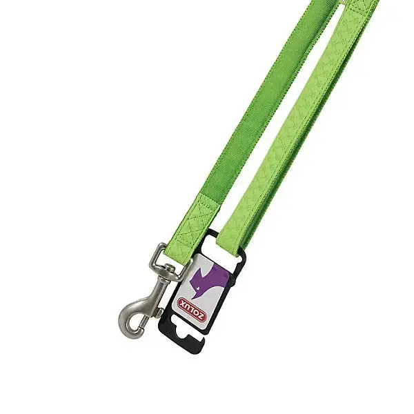 Zolux Mac Leather Dog Leash 25mm - Green