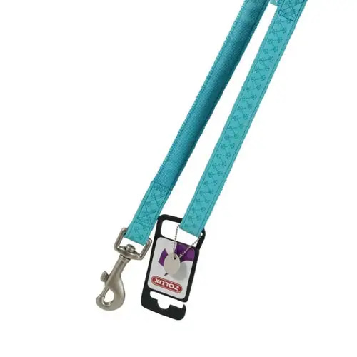 Zolux Silicone Dog Leash 25mm - Turquoise
