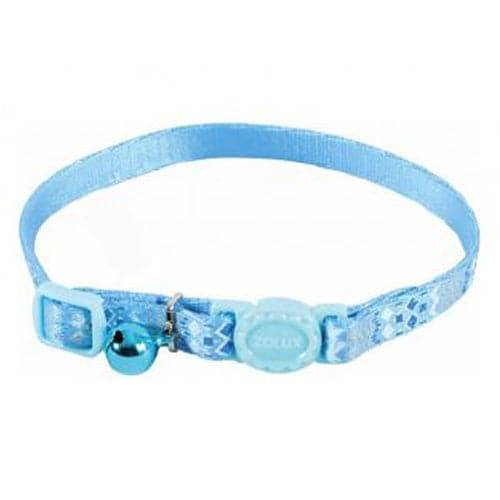 Zolux decorative collar, nylon, blue color
