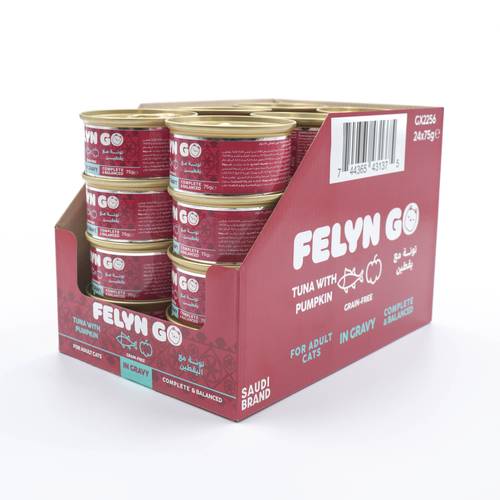 Felyn Go Cans Tuna with Pumpkin in Gravy 75g