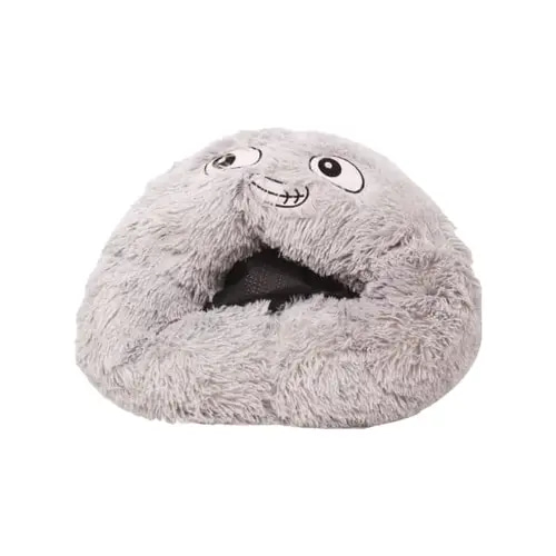 Round bed shaped like cat's eyes, multi-colored