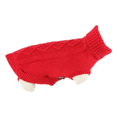 Zolux Legend Winter Clothing Jacket for Cats and Small Dogs, Red