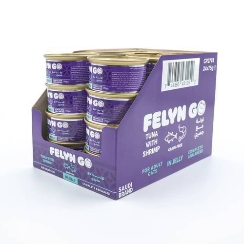 Felyn Go Cans Tuna with Shrimp in Jelly 75g