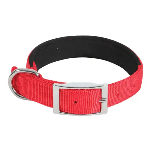 Zolux Comf Soft Nylon Collar, Red for Dogs