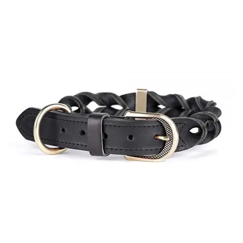 Ascot Black Collar for Small Dogs