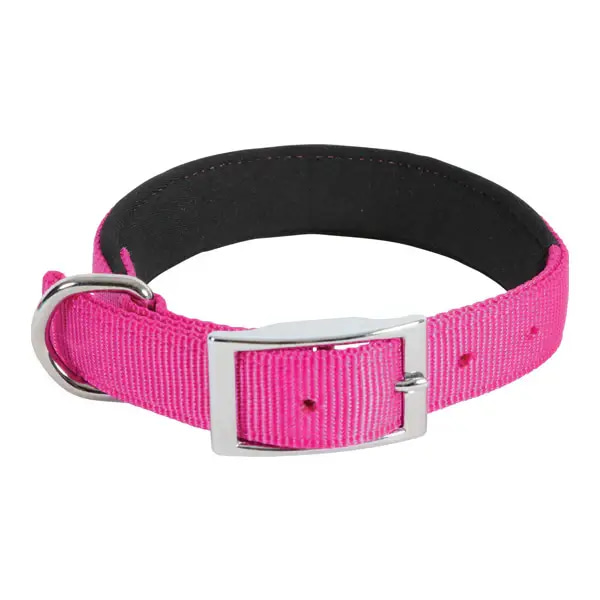 Zolux Comfort Soft Nylon Collar, Pink for Dogs