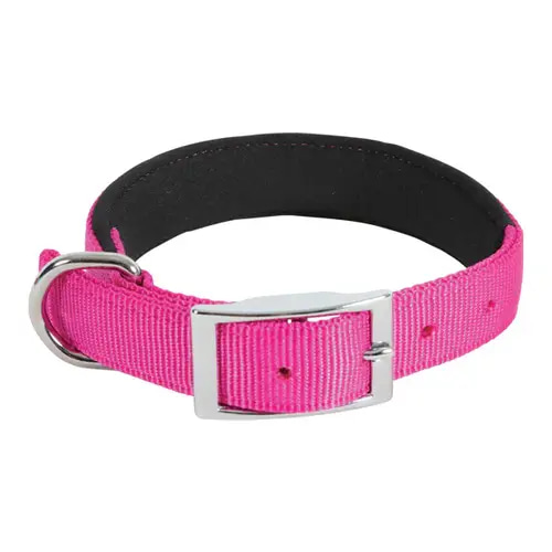 Zolux Comfort Soft Nylon Collar, Pink for Dogs