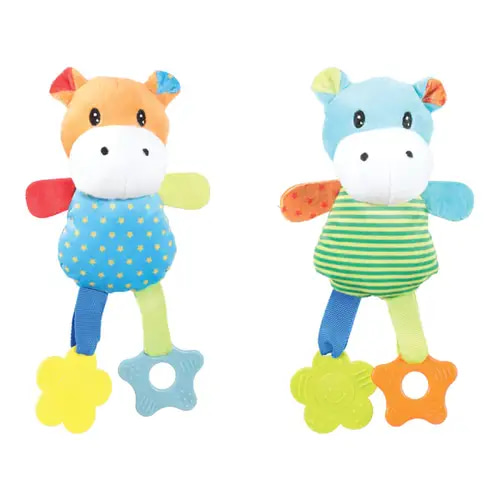 Zolux Hippo Squickie Stuffed Puppy Toy