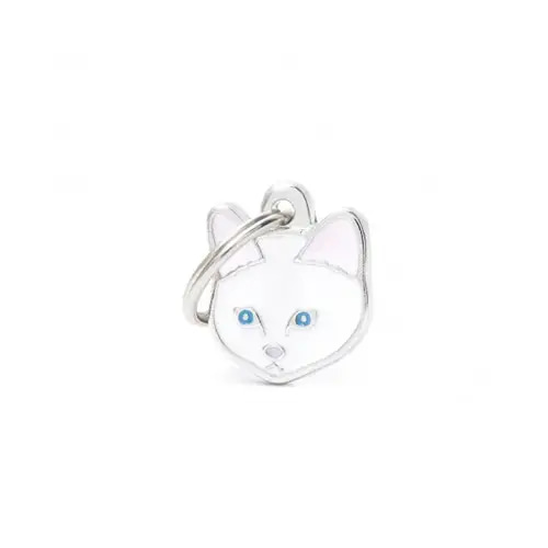 White European cat pendant