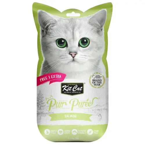 Kit Cat Puree Salmon (1+4x15g)