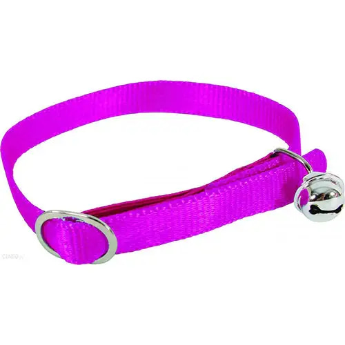 Zolux Nylon Cat Collar with Bell - Mauve