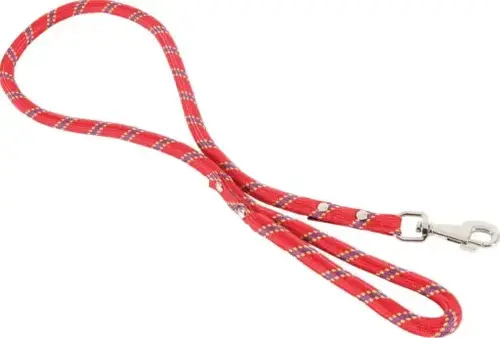 Zolux Round Nylon Dog Leash, Red