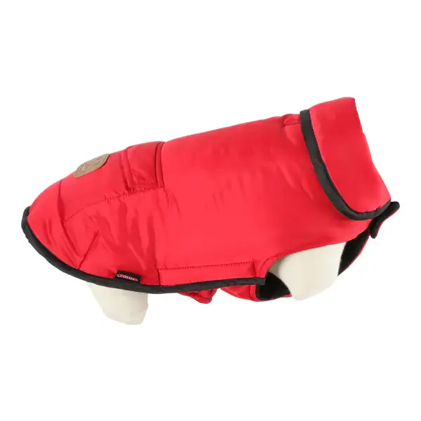Zolux Cosmo Waterproof Winter Coat for Cats and Small Dogs, Red