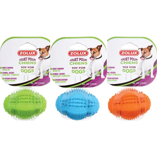Rubber teether for dental care, multiple colors