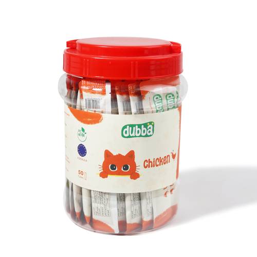 Creamy Chicken Cat Treats 15g*50 - Doba