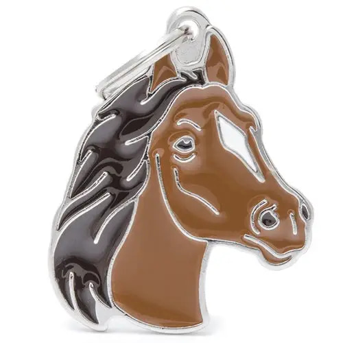 Brown horse pendant
