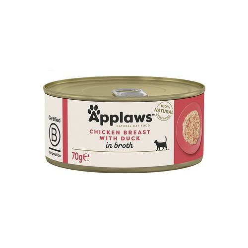 Chicken and Duck Gravy Wet Cat Food (70g) - Applawz