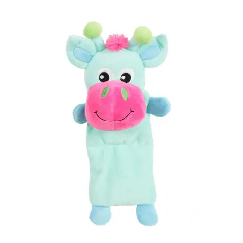 Zolux plush toy for small dogs in the shape of a hippopotamus
