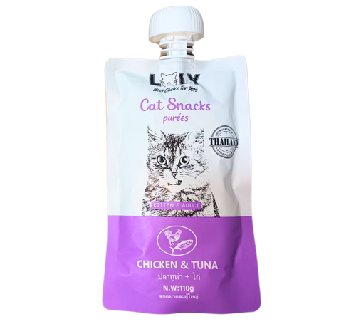 Lolly Cat Chicken & Tuna Cat Treat (110g)