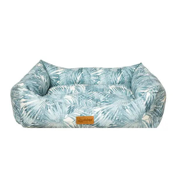 Villain Go Macaron Rectangular Bed for Cats and Dogs, Sky Blue