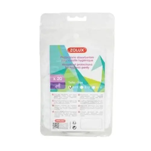 Zolux Dog Sanitary Pads 20 Pads
