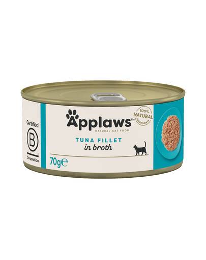 Tuna Fillets in Gravy Wet Cat Food (70g) - Applawz