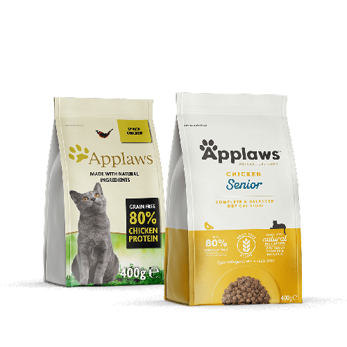 Chicken Flavor Dry Cat Food for Adult Cats - Applaw's Senior