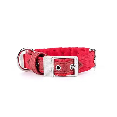 Milanese collar in red for dogs - medium
