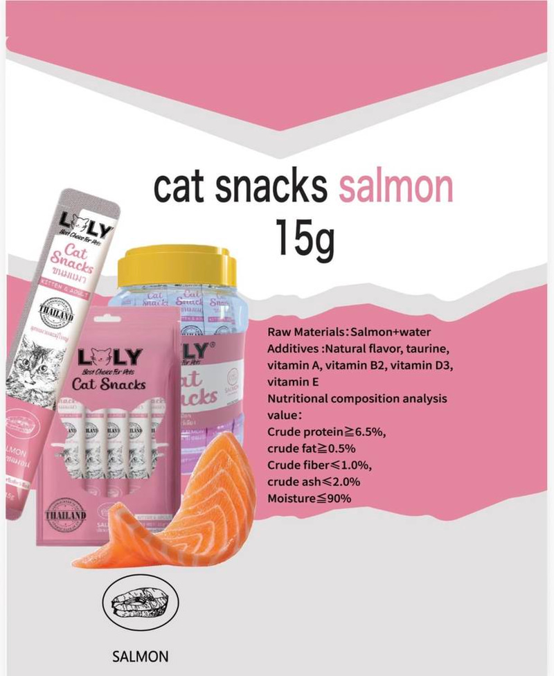 Lolly Cat Salmon Treats (30 x 15g)