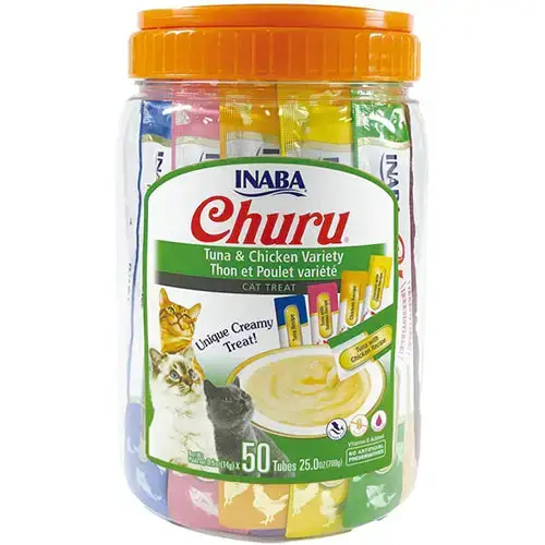 تشورو مكافأت تونة و دجاج متنوعة 50 × 14جرام