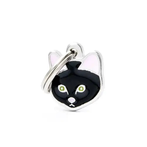 Chartox black cat pendant